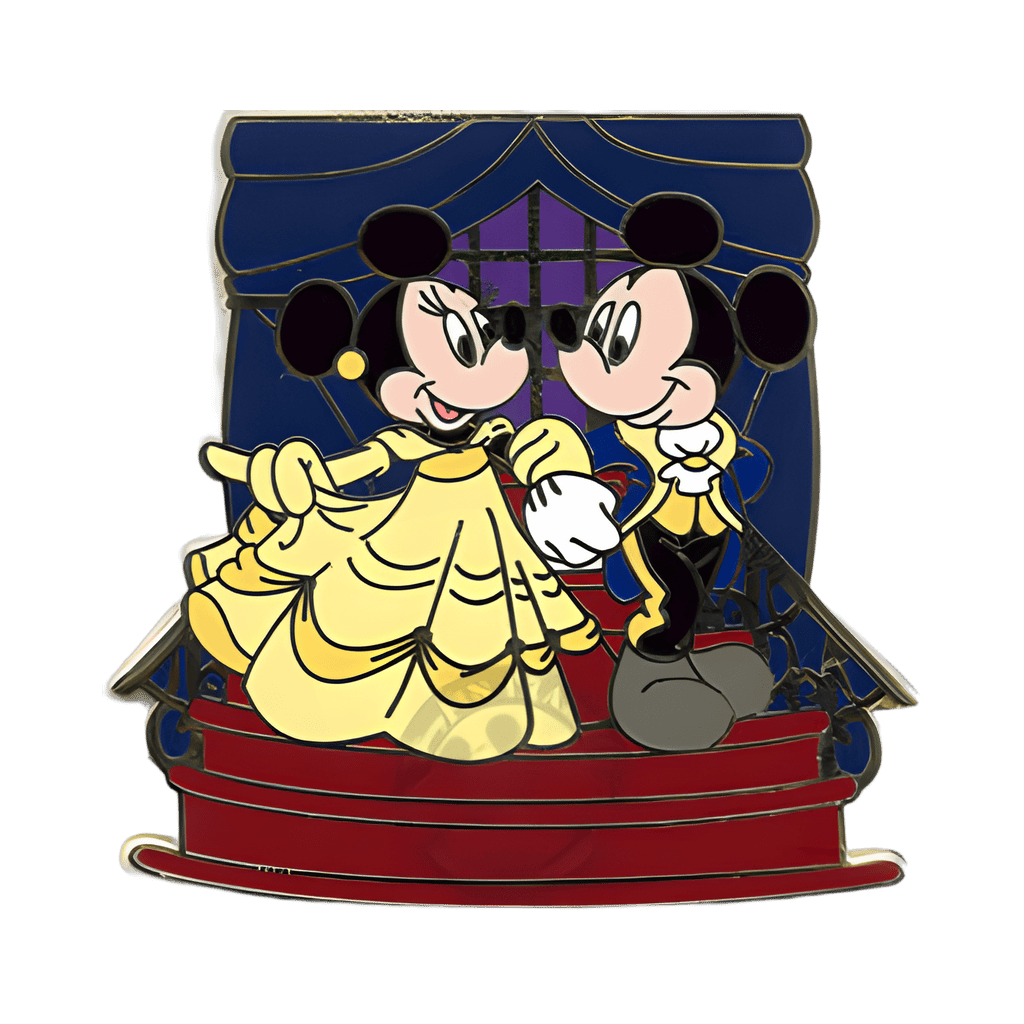 Belle and Beast Disney pin
