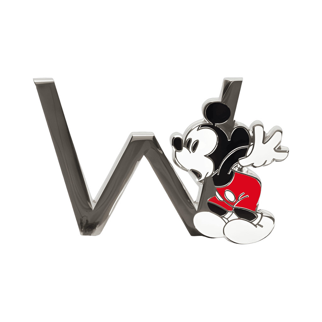 Mickey Mouse ‘W’ Letter Pin Disney pin