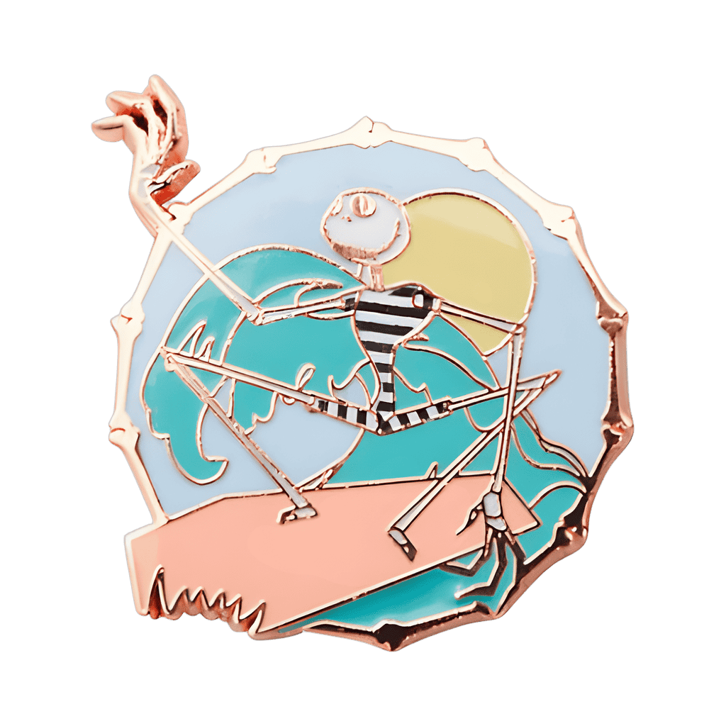 Jack Surfing Disney pin