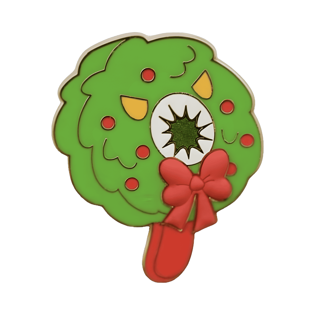 Man-Eating Wreath Crispy Rice Cereal Treat Pop Disney pin