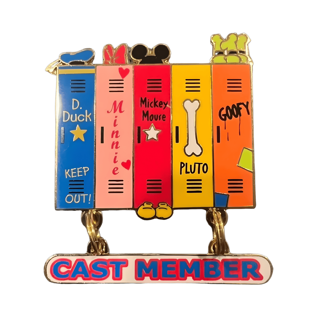Fab 5 Lockers Disney pin