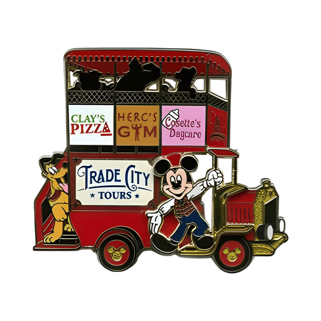 Disney Ambassador Collection - Trade City Tour Bus Mickey and Pluto Disney pin
