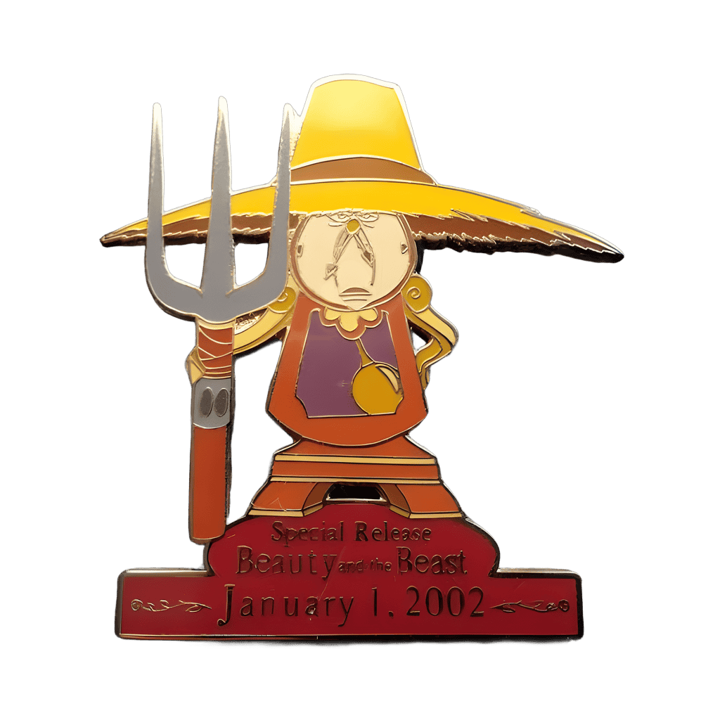 Beauty and the Beast Special Release American Gothic - pitchfork Disney pin