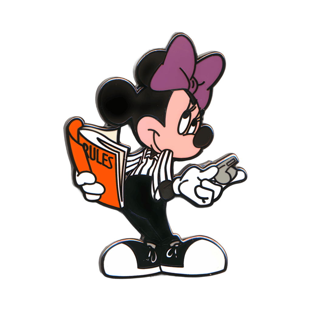 Referee Minnie Disney pin