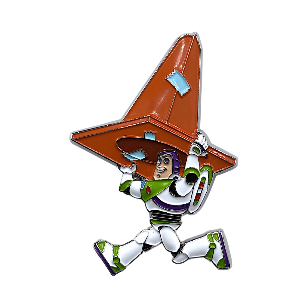 Buzz with Traffic Cone Disney pin