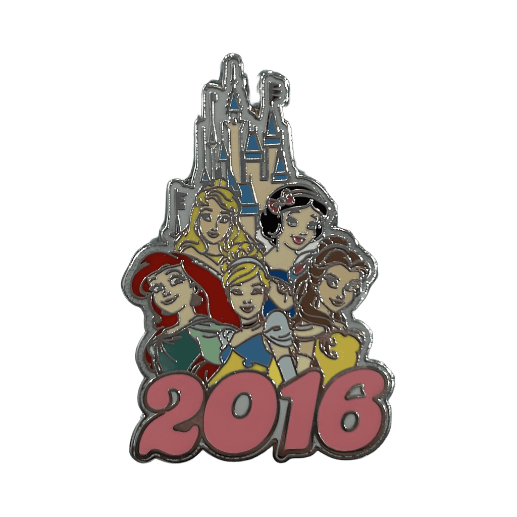 Jerry Leigh - 2016 Dated Princesses with Castle Disney pin
