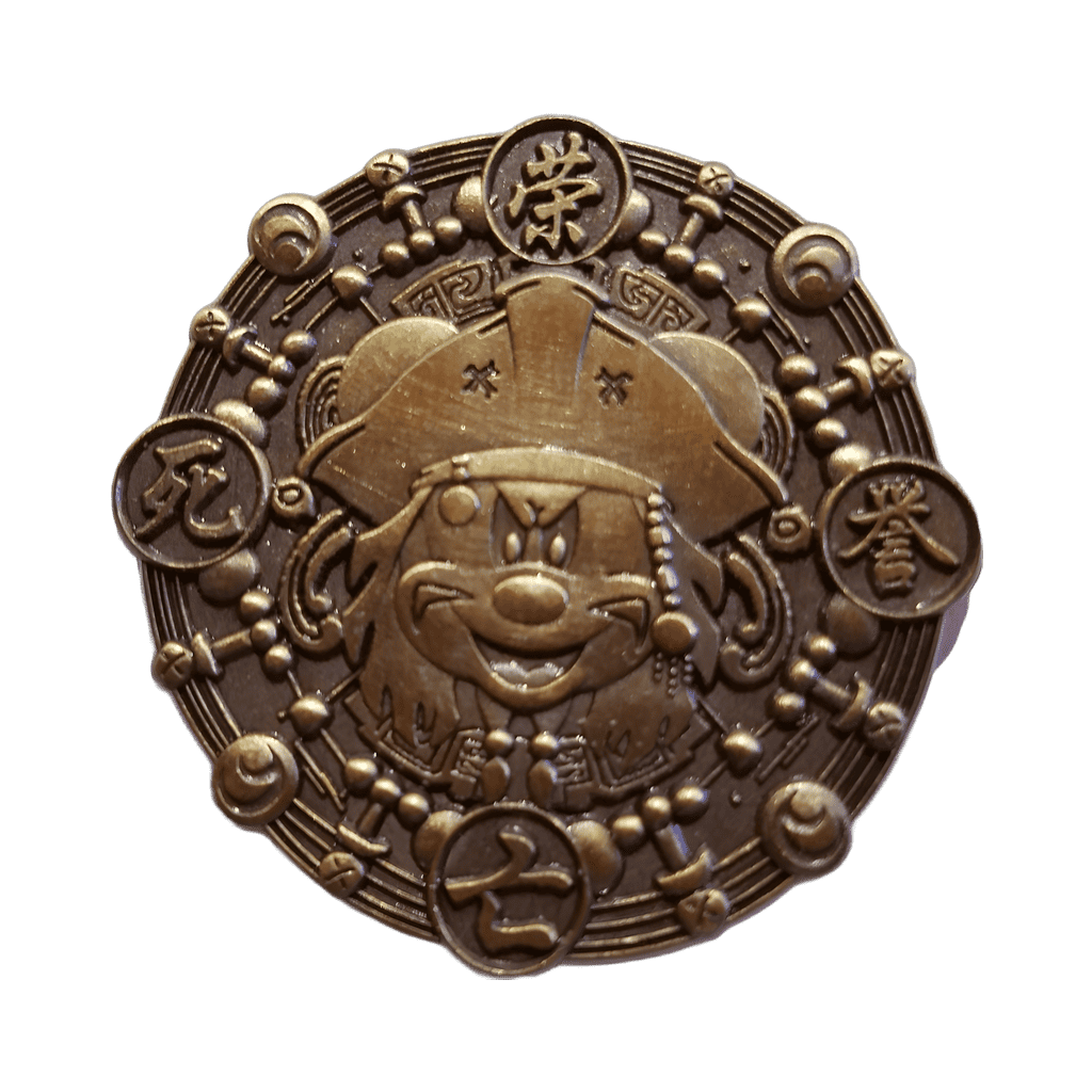 Mickey Mouse as Captain Jack Sparrow Coin Disney pin