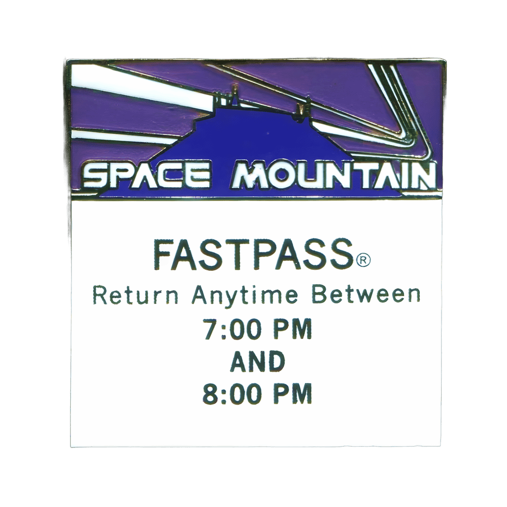Space Mountain Disney pin
