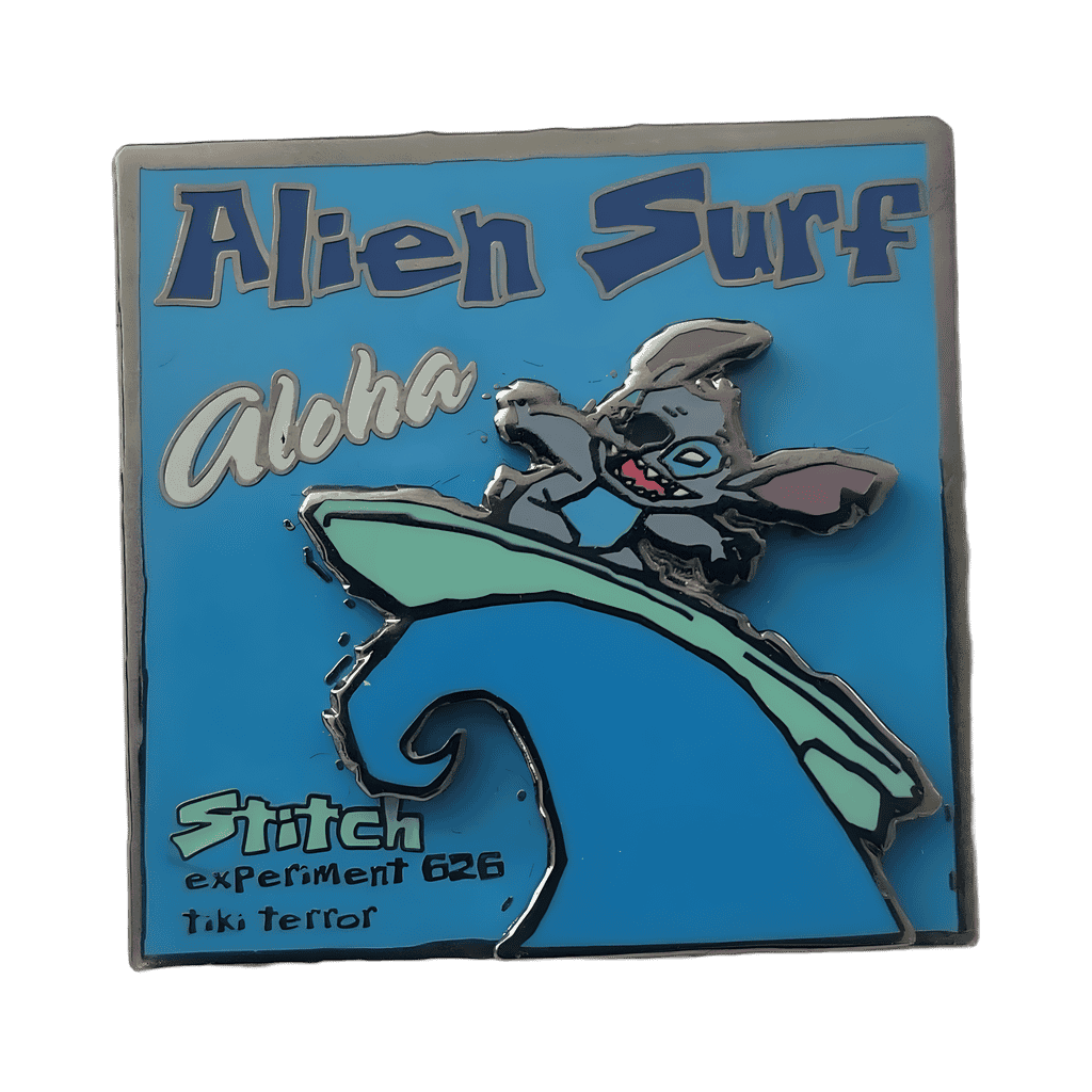 Stitch Alien Surf Aloha Experiment 626 Tiki Terror Pin Disney pin