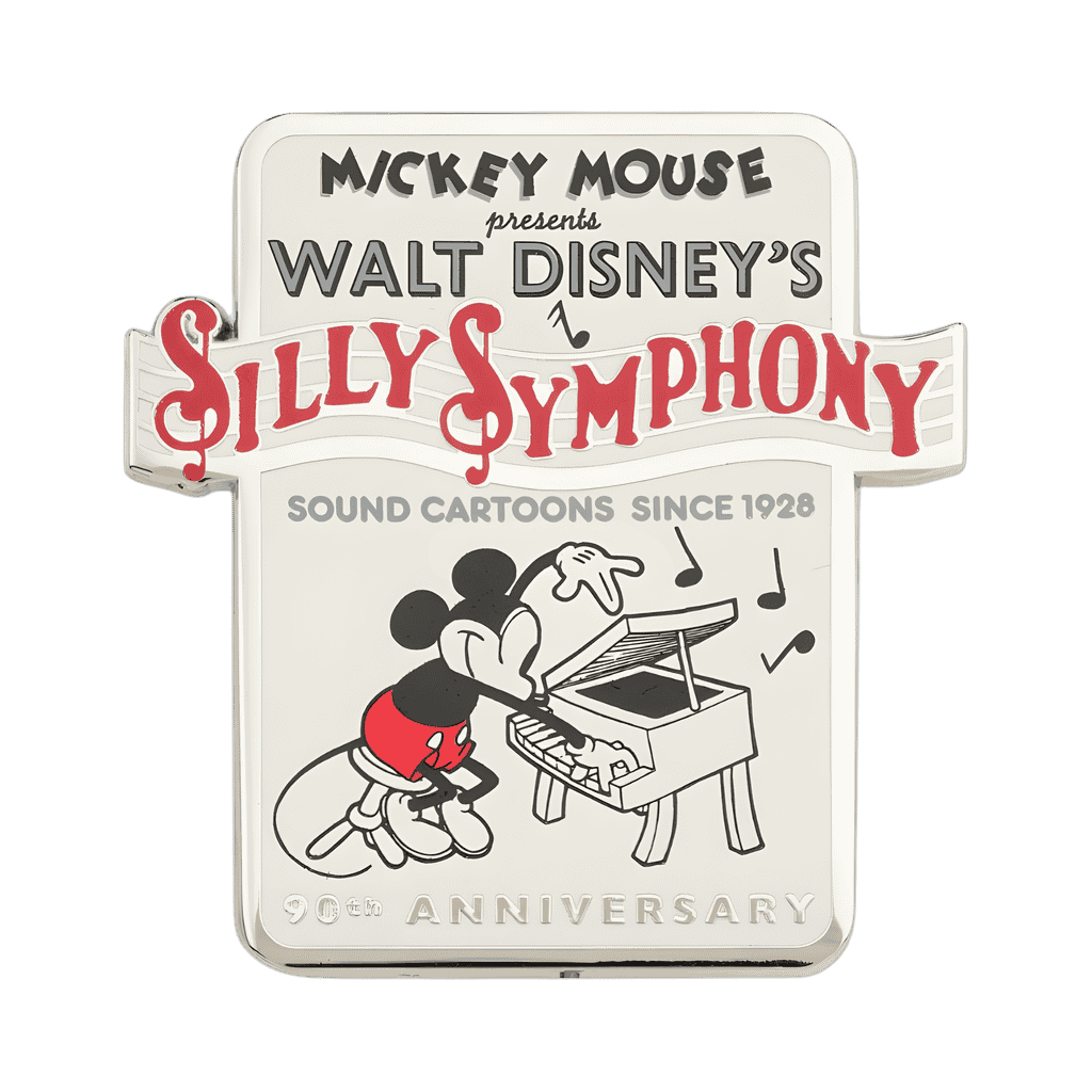 90th Anniversary - Mickey playing piano Disney pin