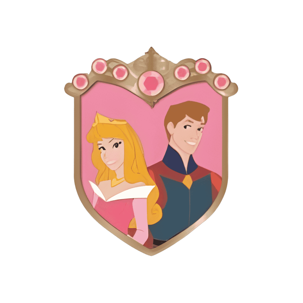 Aurora (Pink) & Prince Phillip Disney pin