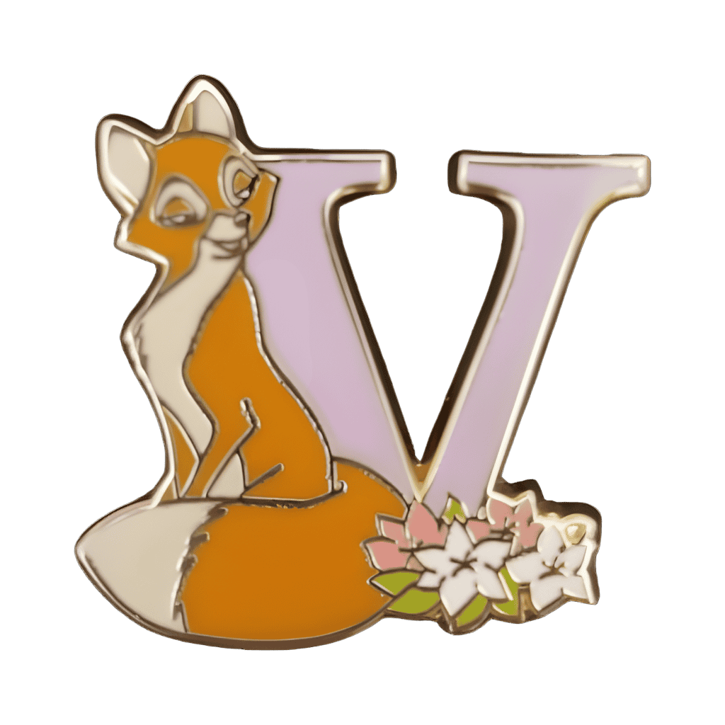Letter V - Vixey Disney pin