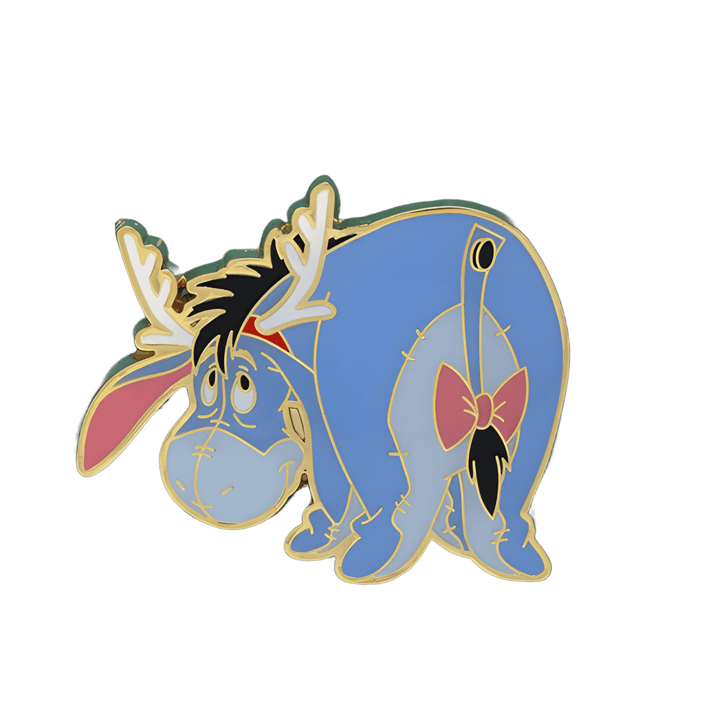Reindeer Eeyore Disney pin