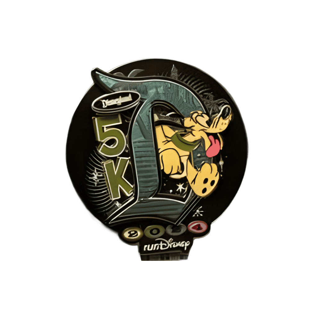 Disneyland 5K 2024 Pluto Disney pin