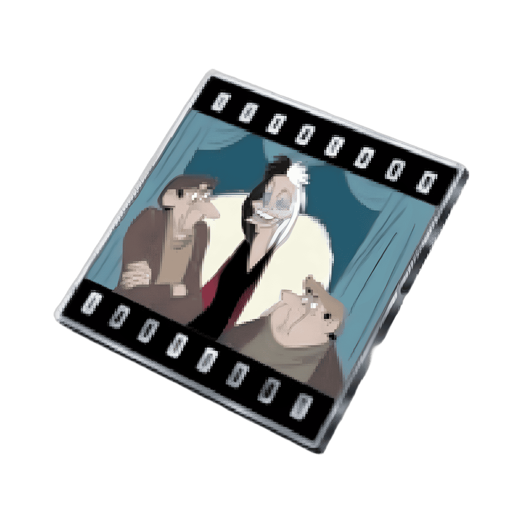 Villainous Friends and Family Film Strips Mystery Set - Cruella, Jasper and Horace Disney pin