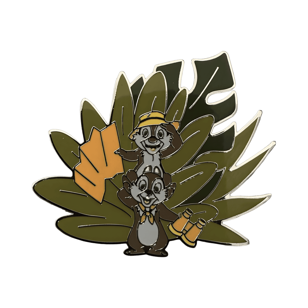 Chip & Dale with Binoculars Disney pin