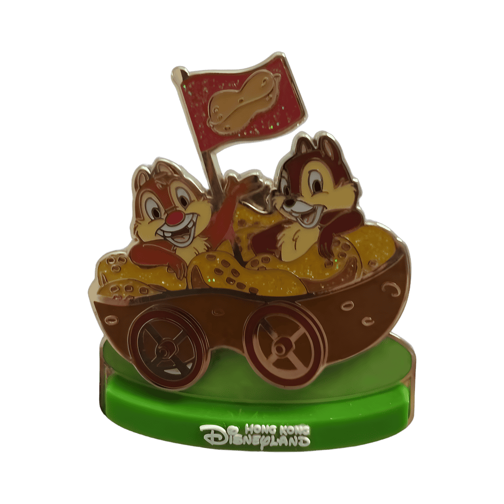 Chip and Dale in Peanut Disney pin