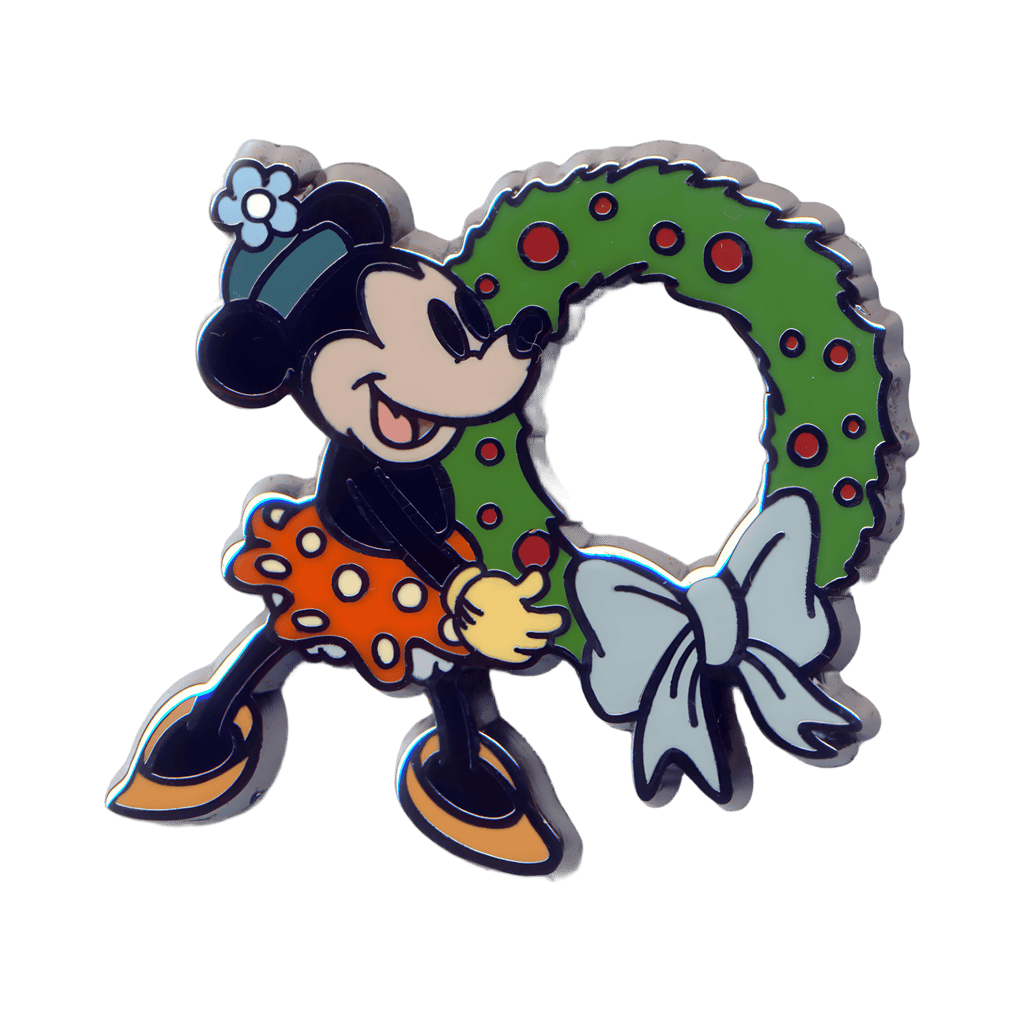 Set #2 - Minnie Mouse Holding a Wreath Disney pin