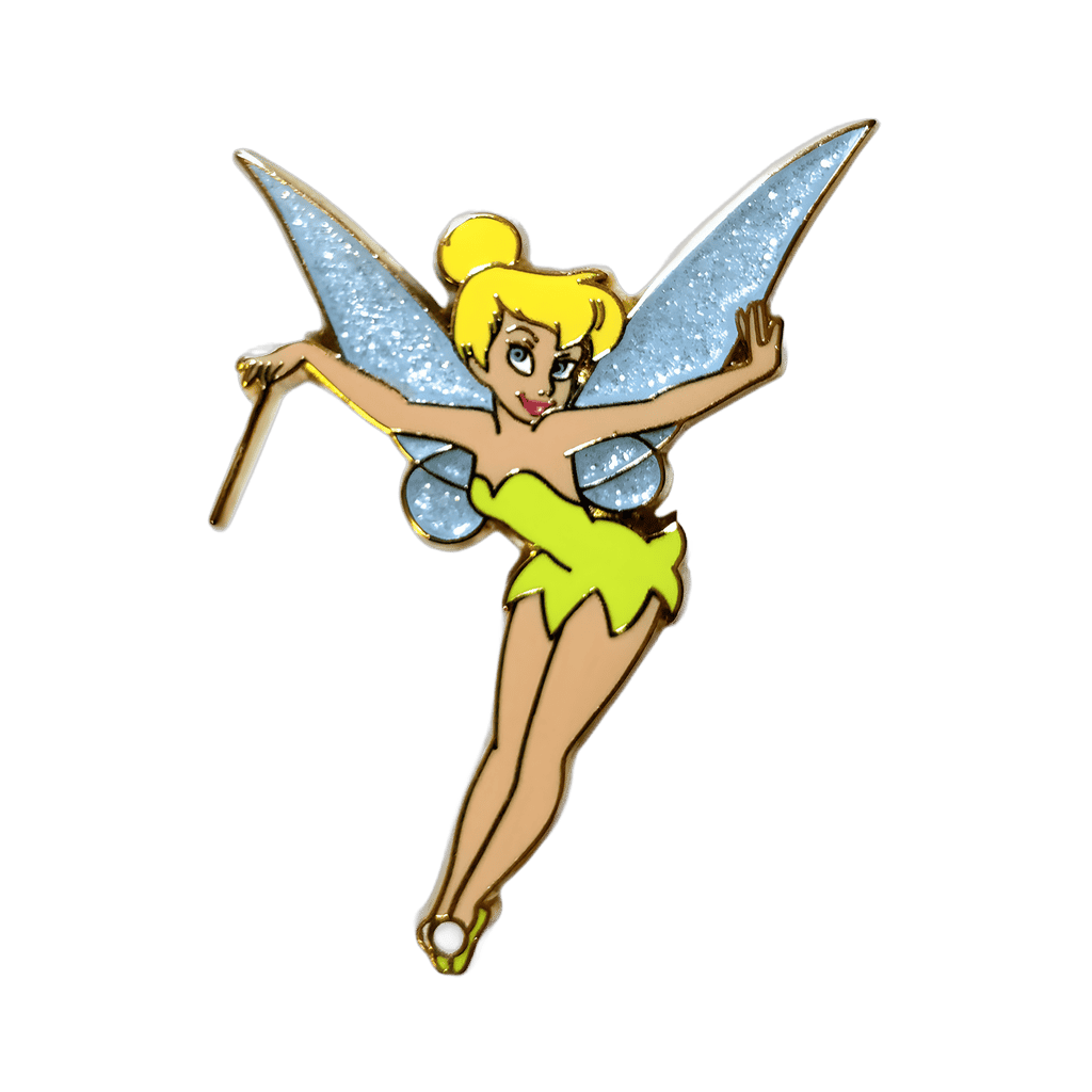 Tinker Bell With Wand and Glitter Wings Disney pin