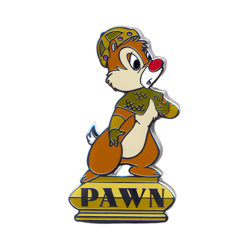 Dale - Gold Pawn #1 Disney pin