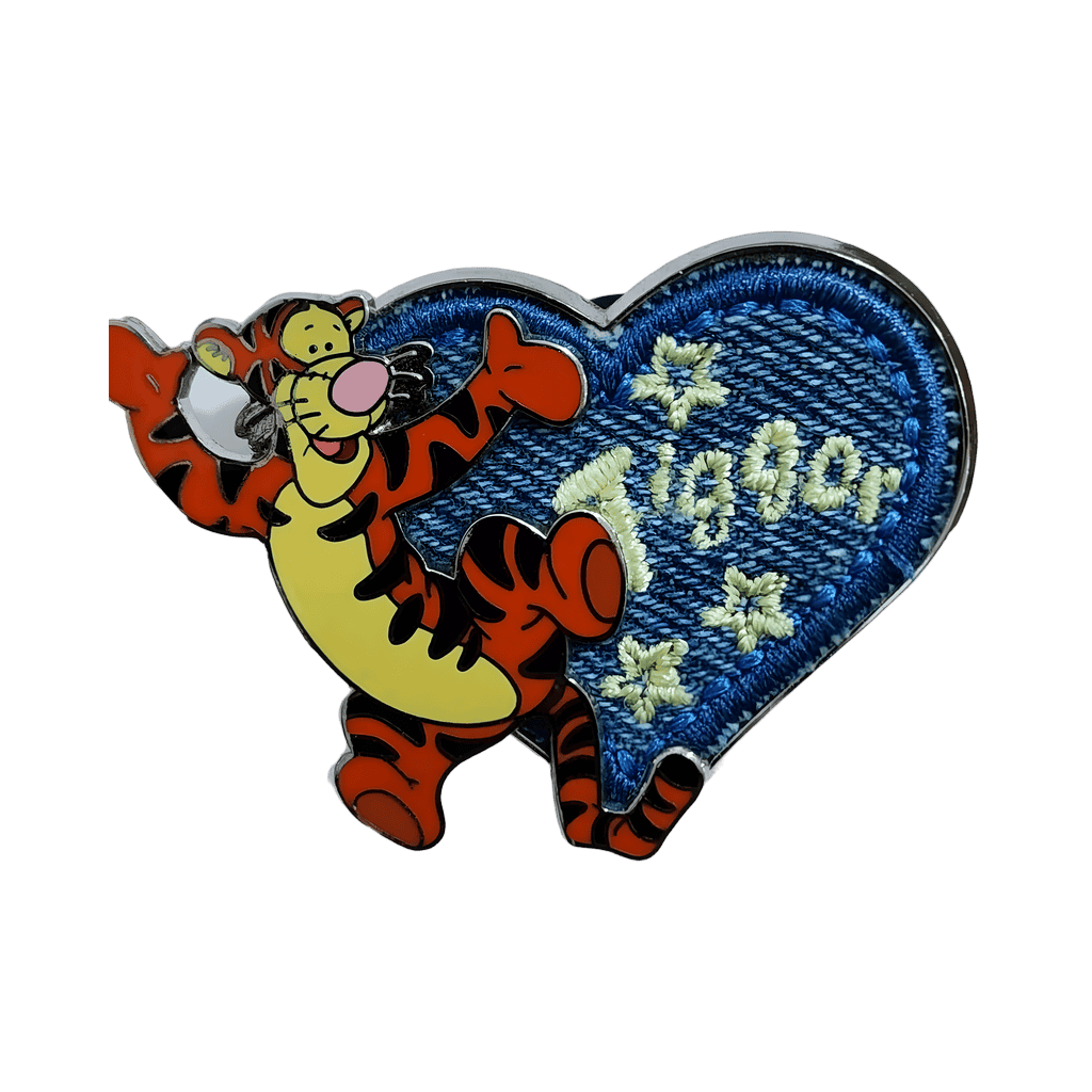 Tigger denim heart Disney pin