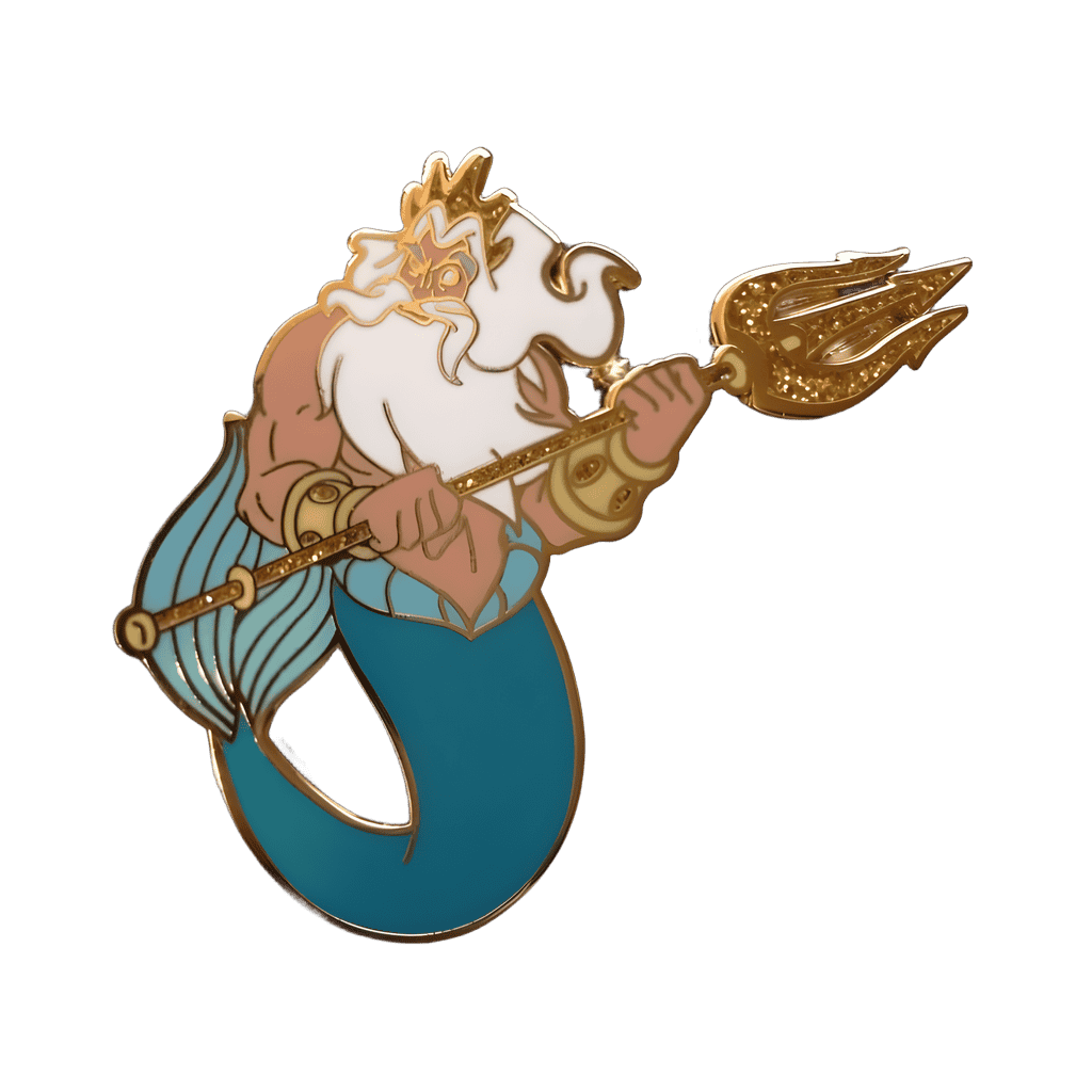 King Triton Disney pin