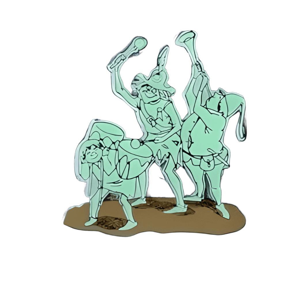 Materializing Mansion Framed Set — Bygone Musicians Disney pin