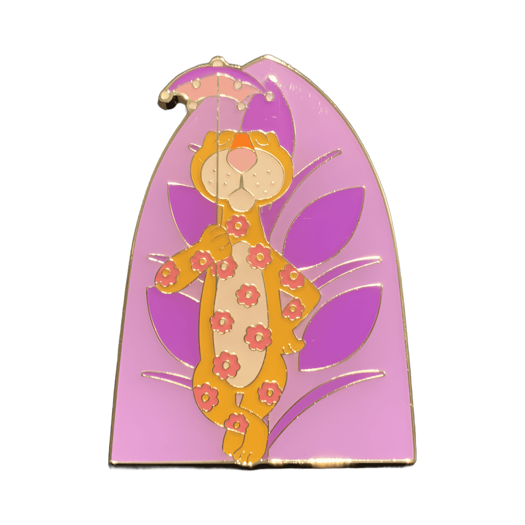 it's a small world - Leopard with Umbrella Disney pin