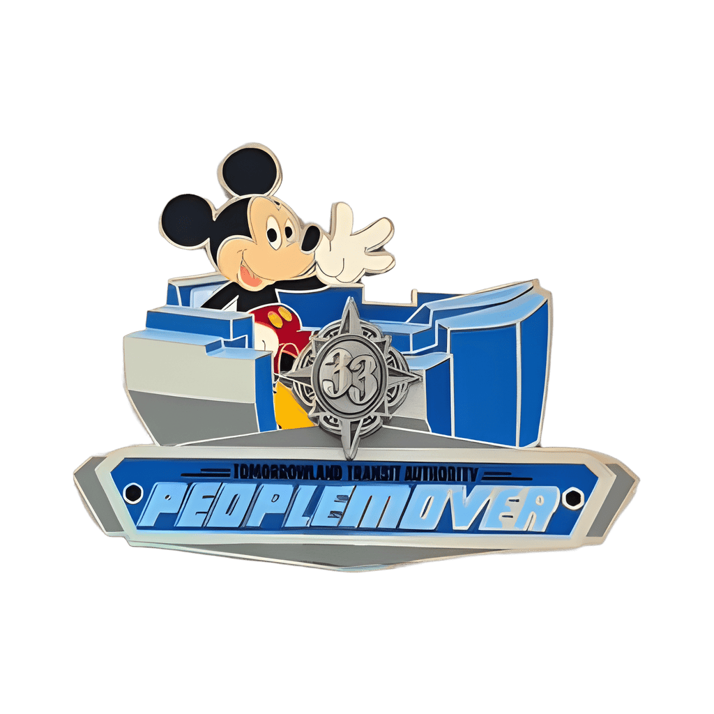 Magic Kingdom - Mickey - PeopleMover - Tomorrowland Transit Authority Disney pin
