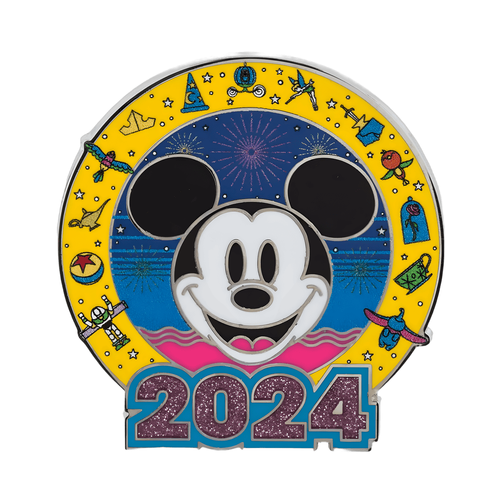 Brave New World Dated Collection - Mickey Mouse and Park Icons Disney pin