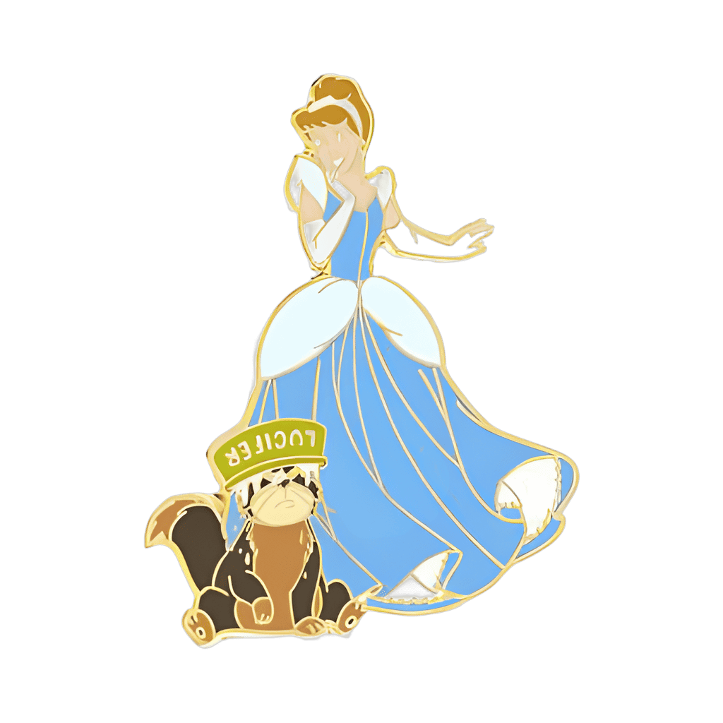 Cinderella and Lucifer Disney pin
