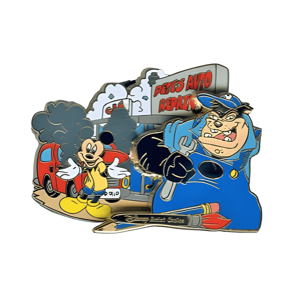 Car Trouble - Mickey and Pete Disney pin