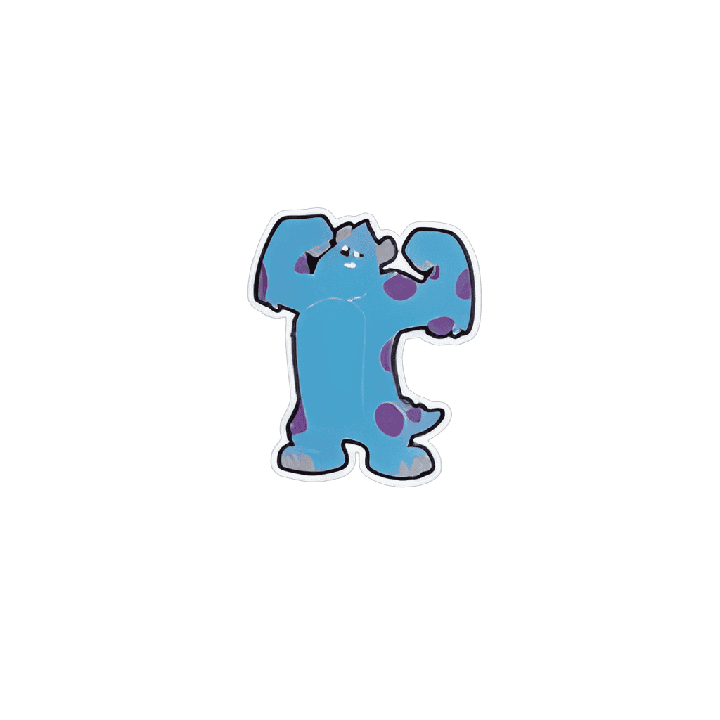Sulley Muscle Flex Disney pin