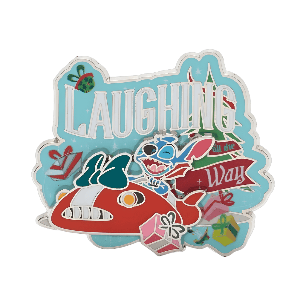 Laughing All the Way - Stitch Disney pin
