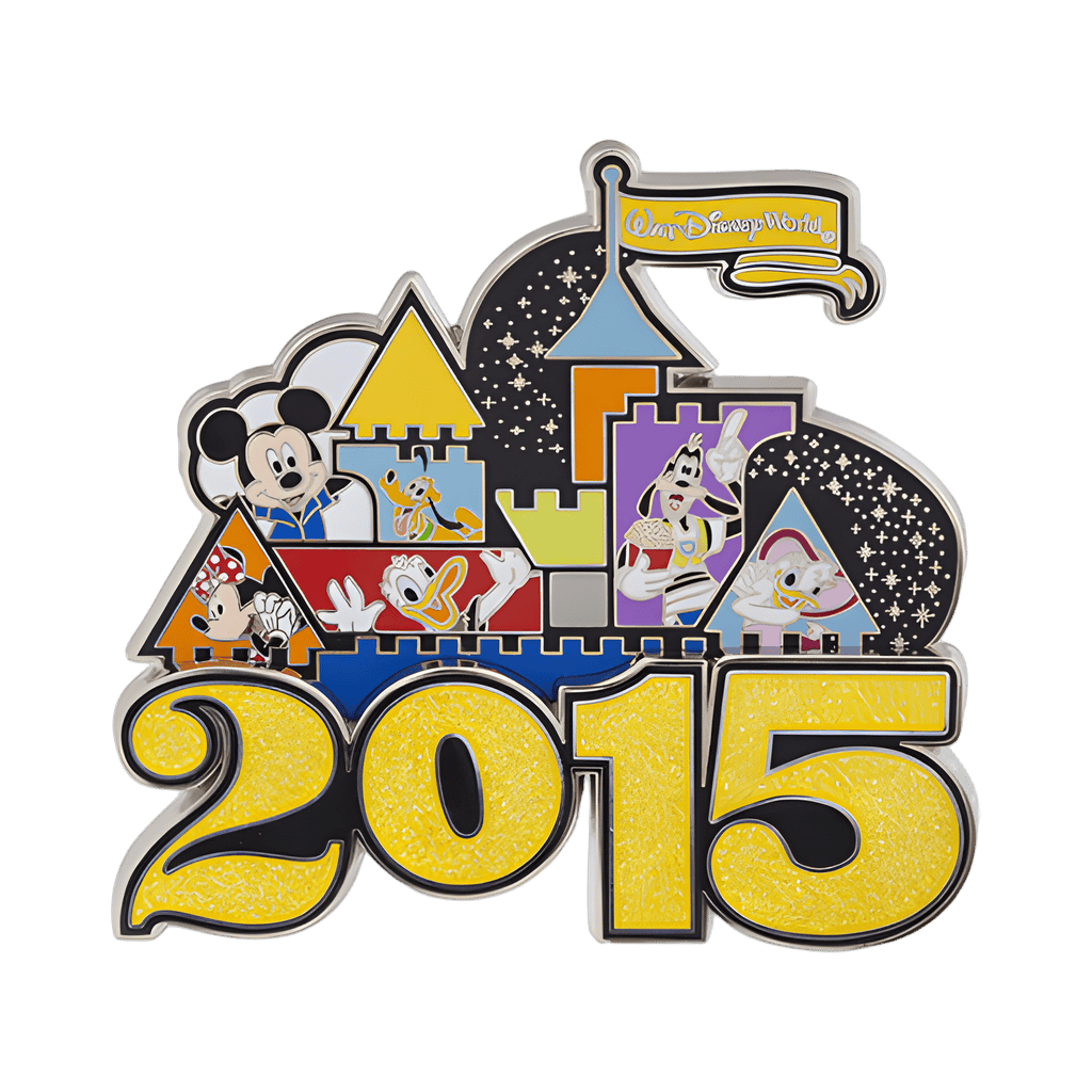 Walt Disney World Cinderella Castle Dated Jumbo Disney pin