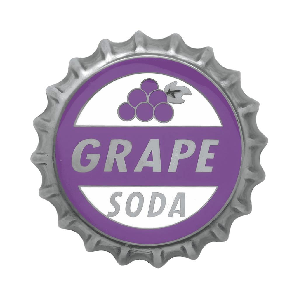 Grape Soda Bottle Cap Disney pin