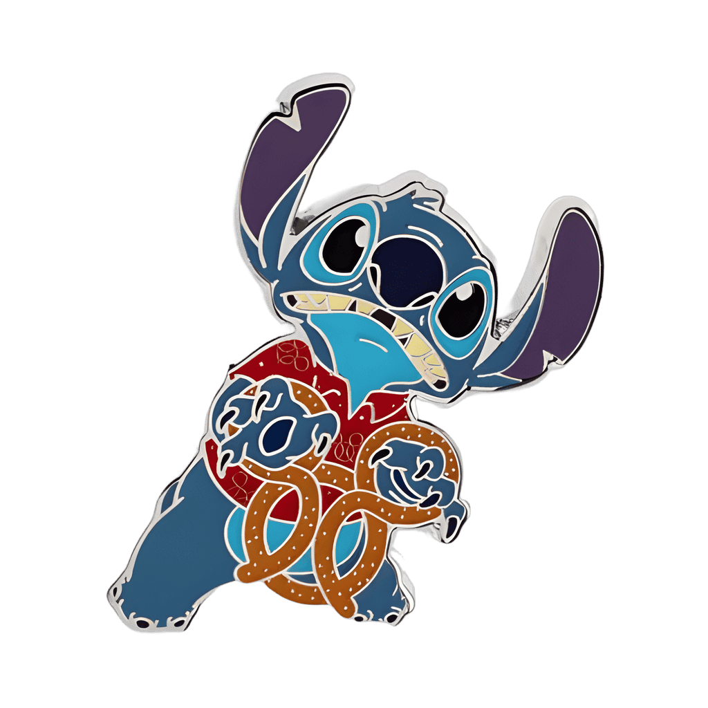 Stitch with Pretzel Disney pin