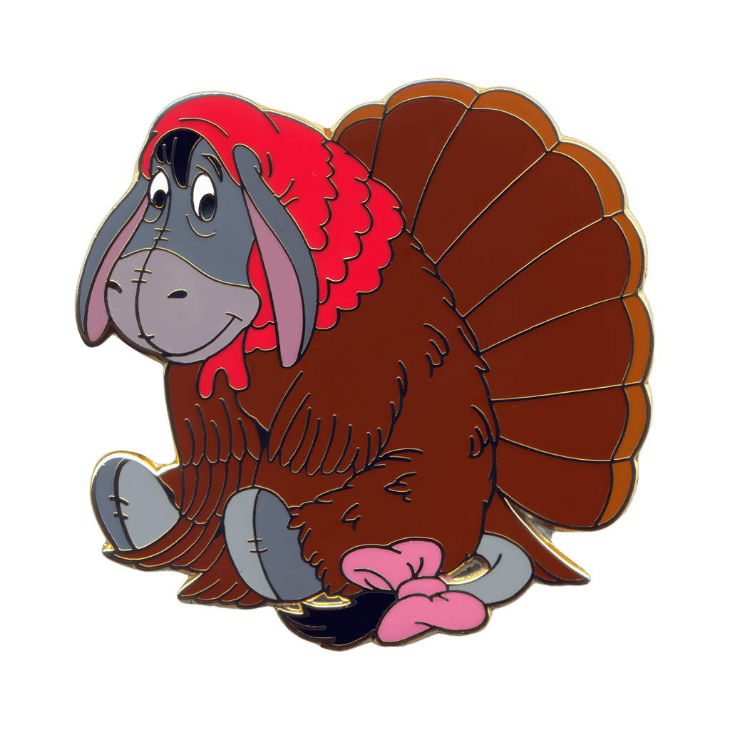 Eeyore Dressed as a Turkey Disney pin