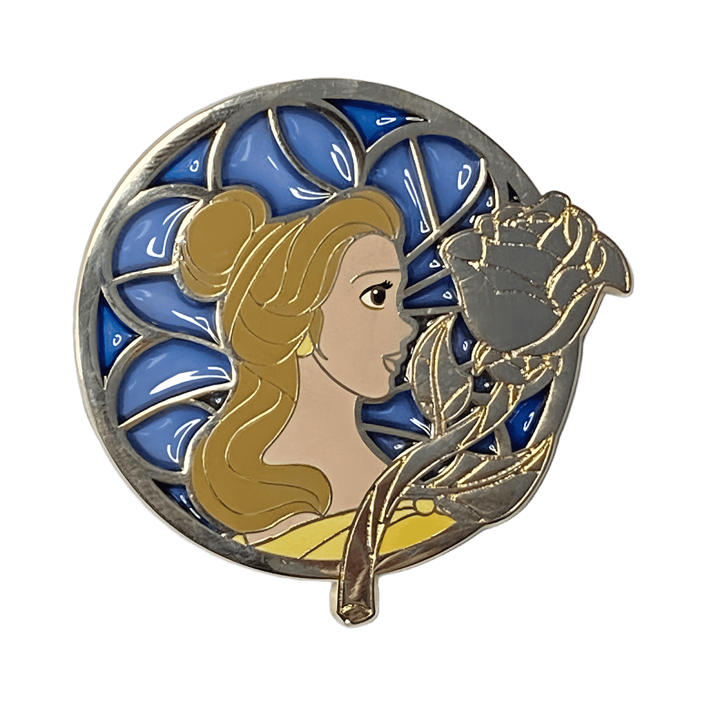 Belle with Rose Disney pin