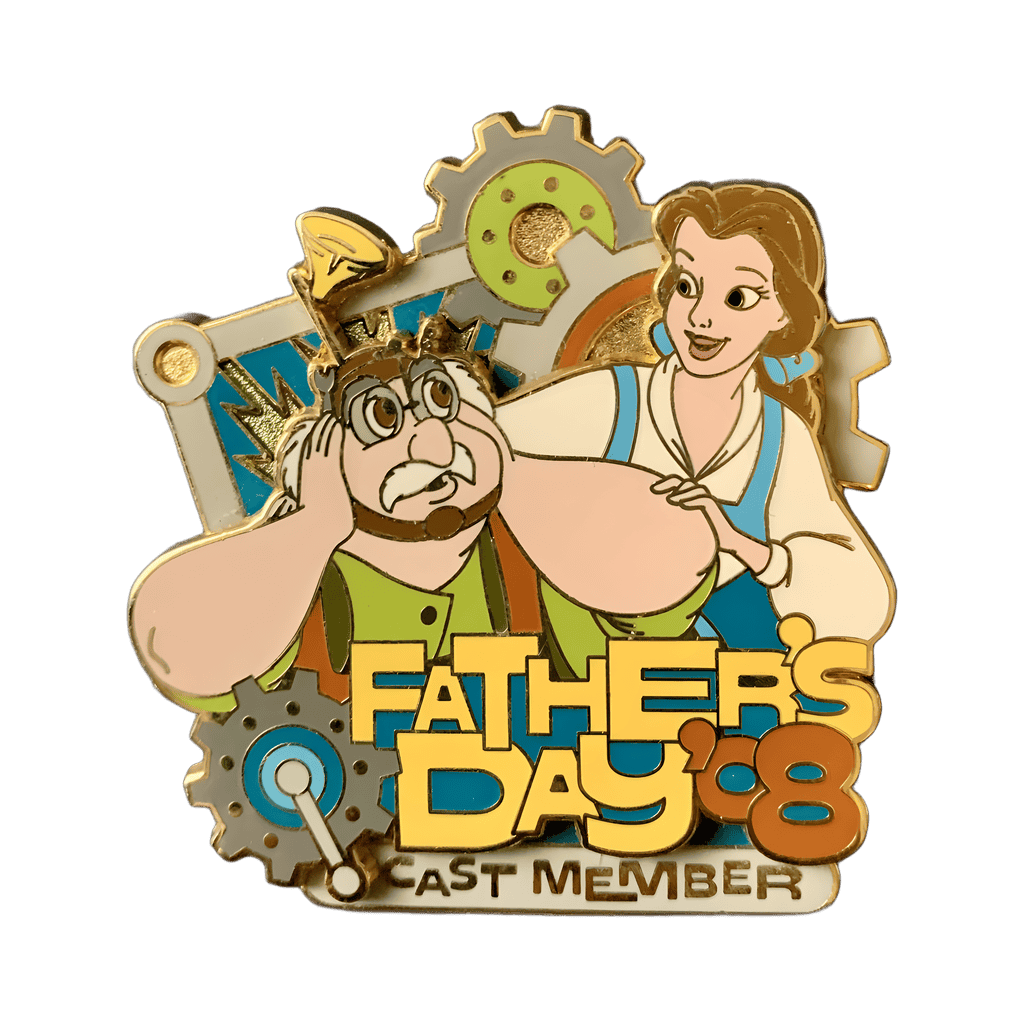 2008 - Cast Member Exclusive - Belle and Maurice Disney pin