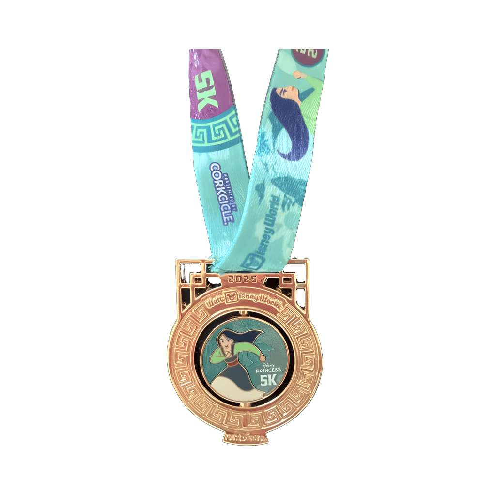 Mulan - 5K Replica Medal Spinner Disney pin
