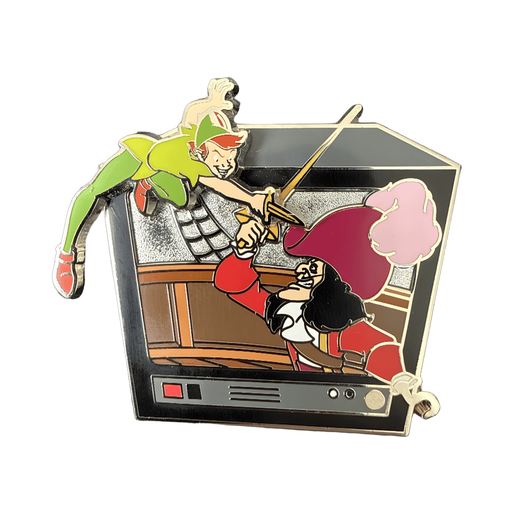 Captain Hook and Peter Pan Disney pin