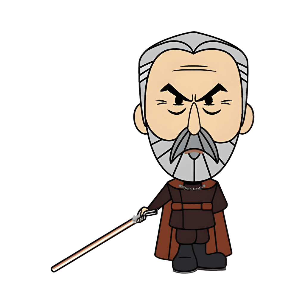 Road to Celebration: Revenge of the Sith Set — Count Dooku Disney pin