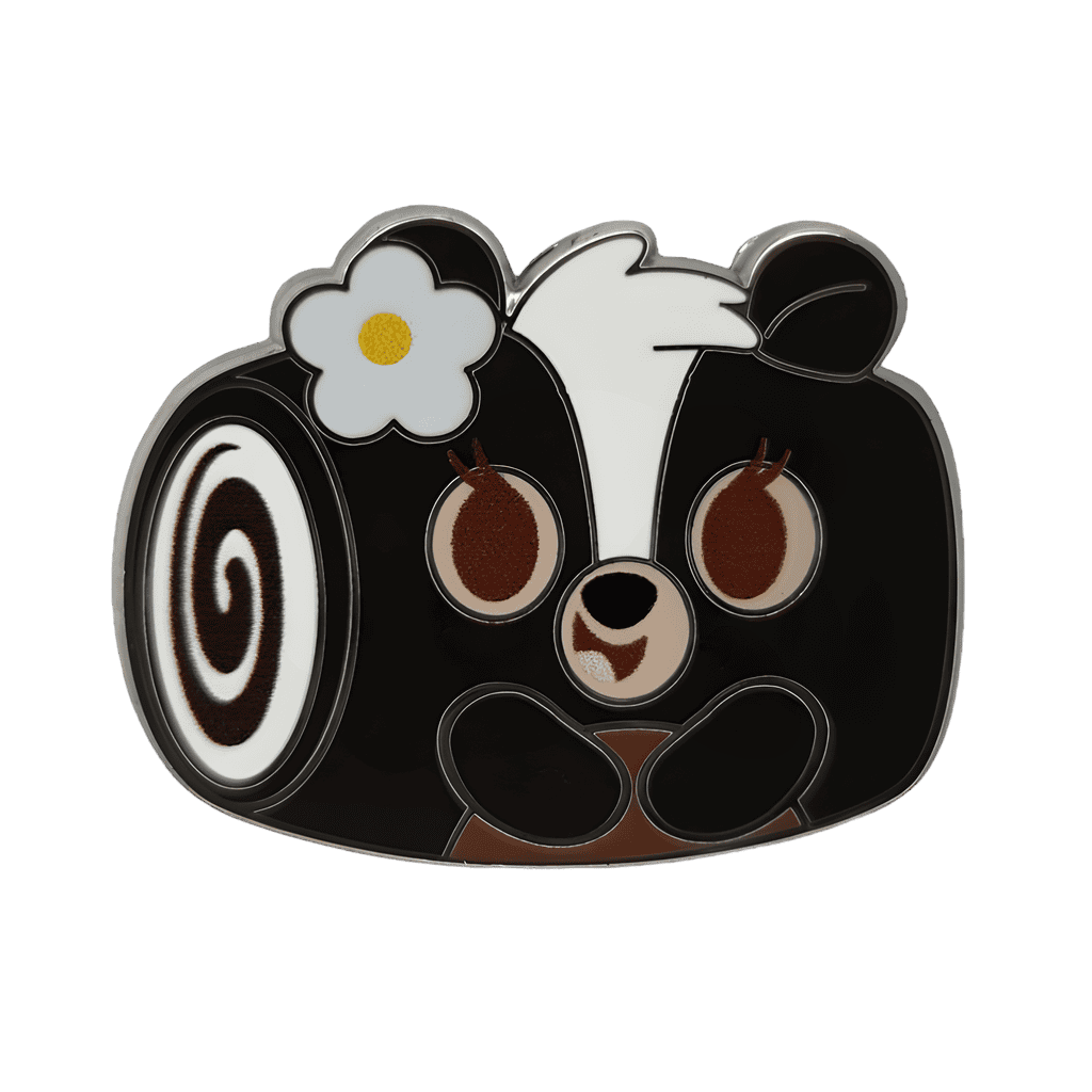 Flower Chocolate Swiss Roll Disney pin