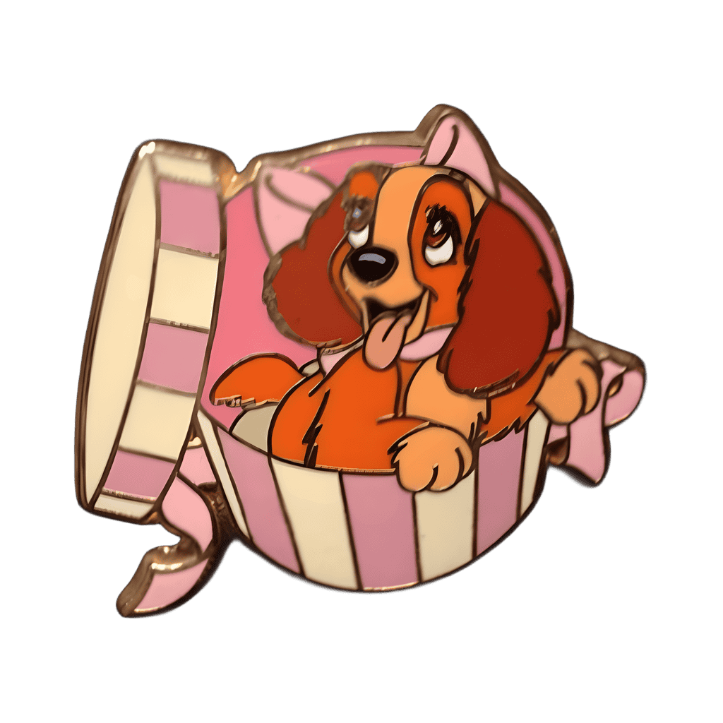 Lady In Hat Box Disney pin