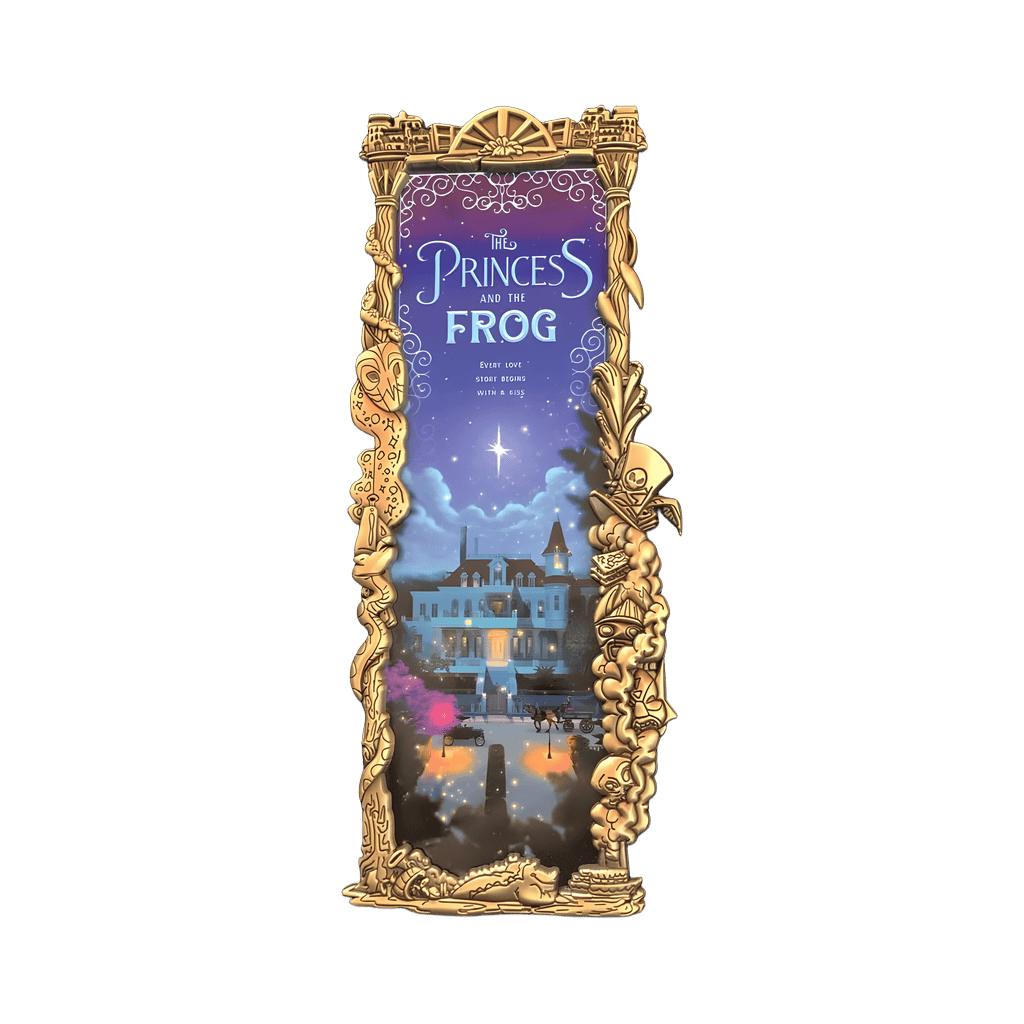 The Princess and the Frog (Gold Frame) Disney pin