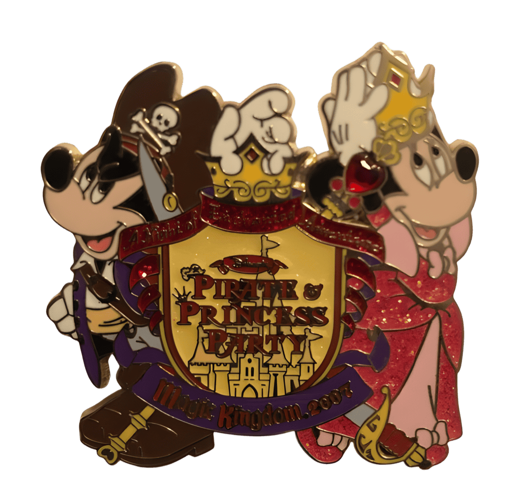 Mickey & Minnie Mouse Logo Disney pin