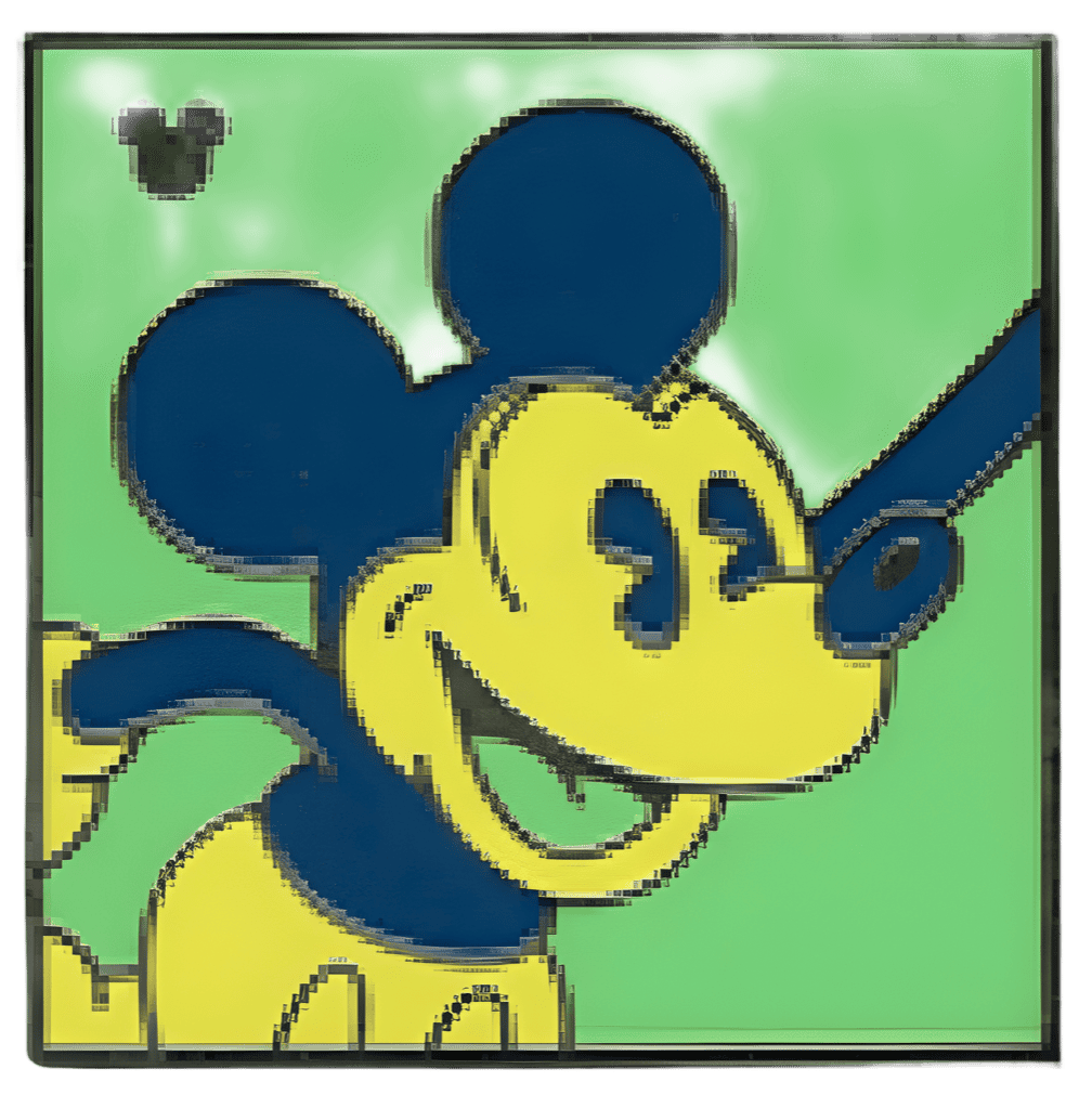 Lime Green and Yellow Disney pin