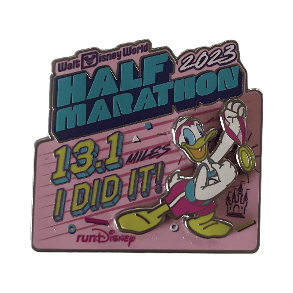 2023 half marathon I did it Disney pin