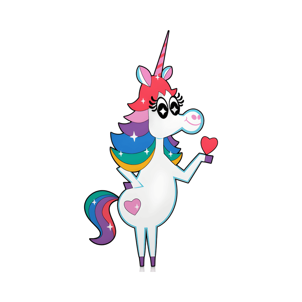 Rainbow Unicorn Disney pin